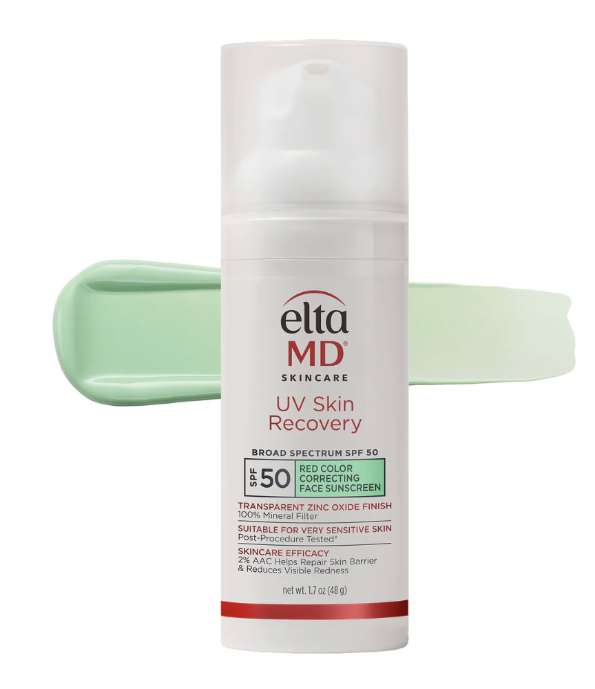 EltaMD UV Skin Recovery Red Color Correcting Green Tint Broad Spectrum SPF 50